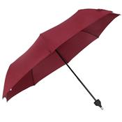 Parapluie bordeaux avec Poignée en U et mousqueton - reduced