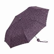 Mini parapluie pliant pour femmes - UVP 50+ Protection - Ultra-léger et compact - Imprimé style léopard - Violet