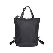 Sac à dos convertible pour femme - Léger et imperméable avec poche pour ordinateur portable jusqu'à 15" - Noir