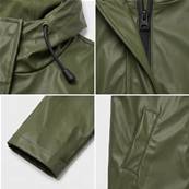 Imperméable pliable et imperméable avec pochette - Kaki botanique - Taille L