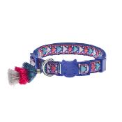 Ferribiella – Collier Chat Bohemian pour Chats – Sécurité et Confort au Quotidien – Taille Réglable – Dimensions Standard – Bleu