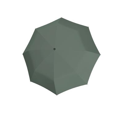 Parapluie pliant et écologique - Ouverture automatique - Résistant au vent - Large protection 97 cm - Gris