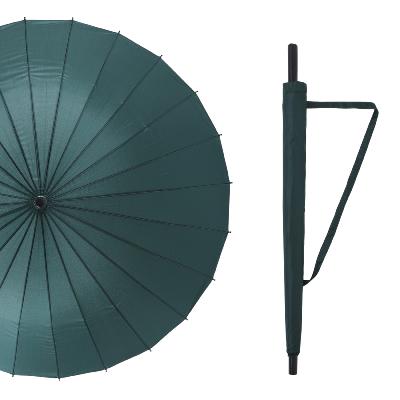 Parapluie+long+pour+femme+- +Ouverture+Manuelle+-+24+baleines+-+Camel+avec+pochette+à+Bandouliere