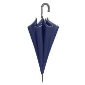 Parapluie de golf long pour femme et homme - Ouverture automatique - Protection Extra Large 120 cm - Bordure réfléchissante pour une haute visibilité la nuit - Bleu