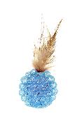 Ferribiella – Jeu Chat Catnip Cute pour Chats, Éveille Le Jeu et La Stimulation Sensorielle – Lot 2 Pièces – Taille Standard – Ø Env. 3 cm – Bleu