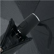 Parapluie pliant Hugo Boss pour homme - Ouverture automatique - Diamètre 102 cm - Noir