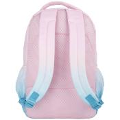 Sac à dos scolaire Annox NextGen - 30 x 19 x 46 cm - 26 L - Bleu/Rose