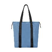 Sac cabas réversible pour femme - Résistant à l'eau - Noir et Bleu clair
