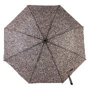 Parapluie pliant pour femme - Avec étui zippé en PVC et dragonne - Motif Léopard