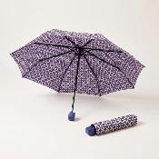 Mini parapluie pliant pour femme - Résistant au vent - Motif géométrique