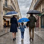 Parapluie pliant pour enfants - Stitch