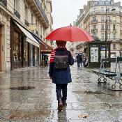 Parapluie long pour enfants - Rouge