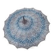 Parapluie long pour femme - Parapluie pagode - Bord festonné Anthracite