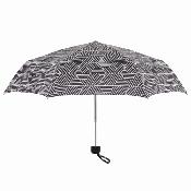 Parapluie Pliant Ultraléger et Compact pour Femme - Monochrome - Motif Hexagonal
