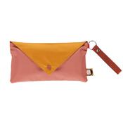 Mini parapluie multicolore avec pochette rose de rangement - Résistant au vent - Super léger