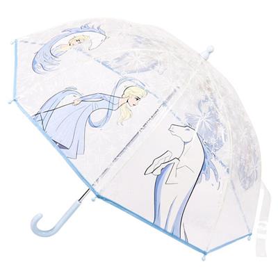 Parapluie enfant transparent Elsa & son cheval - La Reine des Neiges 2