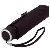 Parapluie femme - pliant - ouverture manuelle - noir