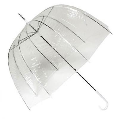 Parapluie transparent - cloche - droit