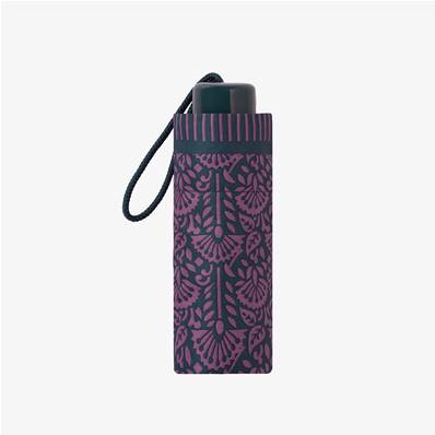 Mini parapluie pliant pour femmes - UVP 50+ Protection - Ultra-léger et compact - Paipai Imprimé - Vert