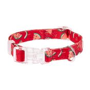 Ferribiella – Collier Watermelon Pour chiens look estival et confort – Taille Large – 2,5 x 44–66 cm – Multicolore