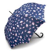 Parapluie de marche long et léger PIERRE CARDIN - Bleu floral