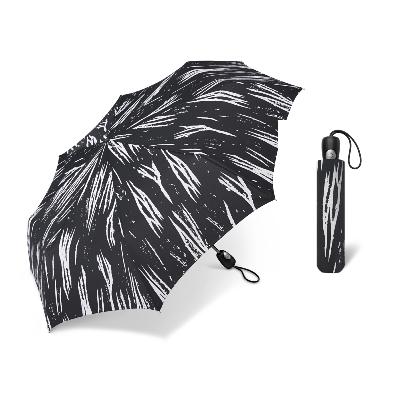 Parapluie pliant pour femme - Système d'ouverture automatique - Compact - Chardon Ice