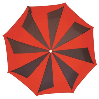 Parapluie pliant automatique AYRENS - Fabriqué en France - Orange et anthracite