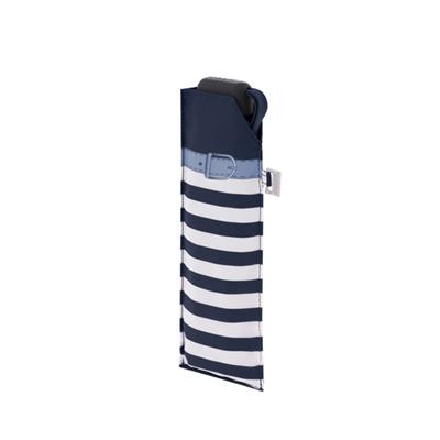 Parapluie ultra fin pour femme - Parapluie Doppler léger - Marinière Bleu