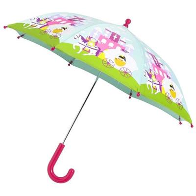 Parapluie Licorne Blanc Pour Fille 4-6 Ans - Protection UPF 50+ - Poignée Poussoir Enfant - Léger Et Solide - Idéal Pluie Et Soleil