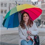 Parapluie pagode arc en ciel - Ouverture automatique