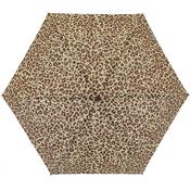 Parapluie pliant femme - Parapluie Compact de 24 CM - Poignée en U - Léopard