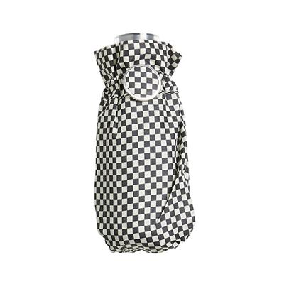 Micro parapluie femme Vogue - Résistant au vent - Damier noir