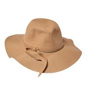 Chapeau capeline femme 100% laine - beige