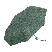 Mini parapluie pliant pour femmes - Protection UVP 50+ - Ultra-léger et compact - Imprimé style léopard - Vert