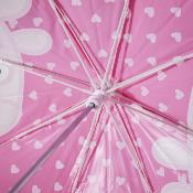 Parapluie enfant transparent - Parapluie fille - Poignée bleue - Peppa Pig