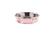 Ferribiella – Gamelle Bella Xxs pour Petits Chiens et Chats – Stable et Hygiénique – 150 ml – Ø10 cm – Rose