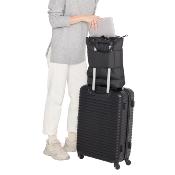 Sac à dos convertible pour femme - Léger et imperméable avec poche pour ordinateur portable jusqu'à 15" - Noir