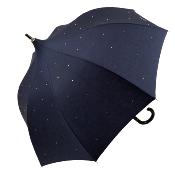Parapluie Pagode pour femme - CHANTAL THOMAS MADE IN FRANCE - Bleu Marine à Strass