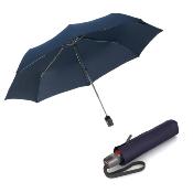 Parapluie pliant à ouverture automatique - Résistant au vent - Bleu marine