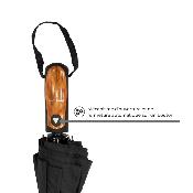 Parapluie pliant automatique pour homme - Parapluie à trois volets - Noir