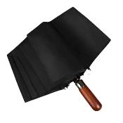 Parapluie pliant automatique pour homme - Parapluie trois volets - Noir