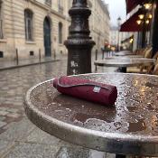 Parapluie pliant - Parapluie Extra Fin - Résistant au vent - Bordeaux