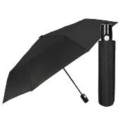 Mini parapluie pliant femme et homme - Ouverture Automatique - Ultra léger et compact 332 GR - Noir