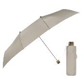Parapluie pliant carré pour femmes - Grande toile de 102 cm - Résistant au vent - Adapté à 2 personnes - Beige clair