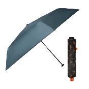 Parapluie pliant ultraléger et slim pour femmes - Résistant au vent - Avec protection UV - Bleu ardoise
