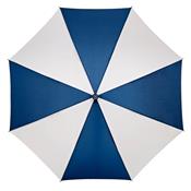 Parapluie long - Ouverture automatique - Résistant au vent - Bleu et Blanc - reduced