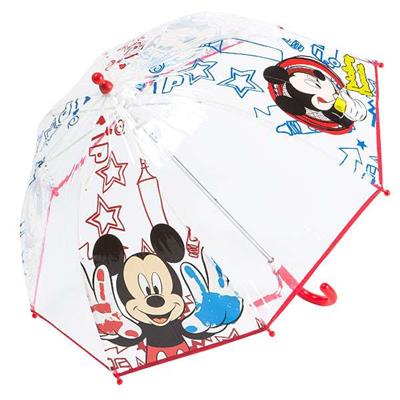 Parapluie cloche droit - transparent - imprim? MICKEY MOUSE de Disney