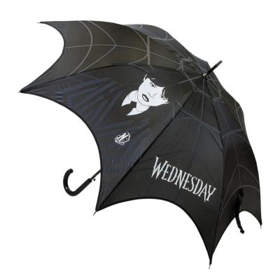 Grand parapluie automatique - toile effet tournesol pour adolescents et adultes - Wednesday