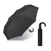 Parapluie pliant pour homme et femme - Système d'ouverture automatique - Noir