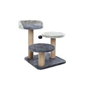 Ferribiella – Grattoir Sogni D'Oro pour Chat Favorisant Griffade et Bien-Être – Taille Unique – 40 x 40 x 58 cm – Naturel